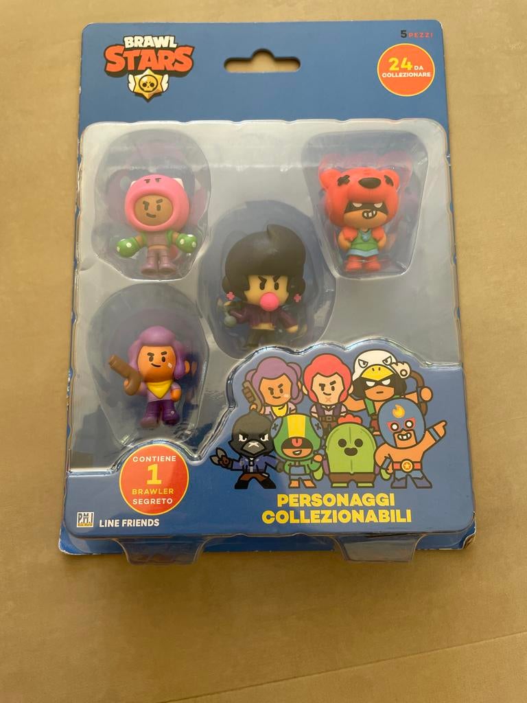 Brawl Stars Figuren Set - 4 + 1 Mysterie Figuur, Verzamelen, Poppetjes en Figuurtjes, Ophalen of Verzenden, Zo goed als nieuw