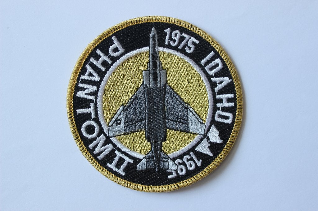 patch f-4 phantom II  1975  idaho  1995  usaf, Verzamelen, Verzenden, Zo goed als nieuw, Patch, Badge of Embleem