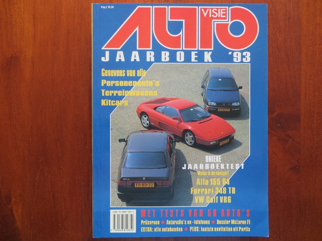 Autovisie Jaarboek 1993, Ophalen of Verzenden, Nieuw, Algemeen