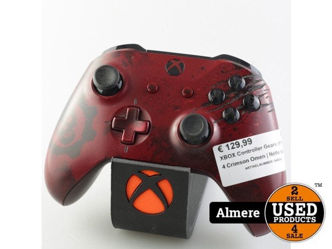 XBOX Controller Gears of War 4 Crimson Omen | Nette staat, Microsoft, Zo goed als nieuw, Support@microsoft.com, Microsoft Corporation
One Microsoft Way
Redmond, WA 98052-6399
USA