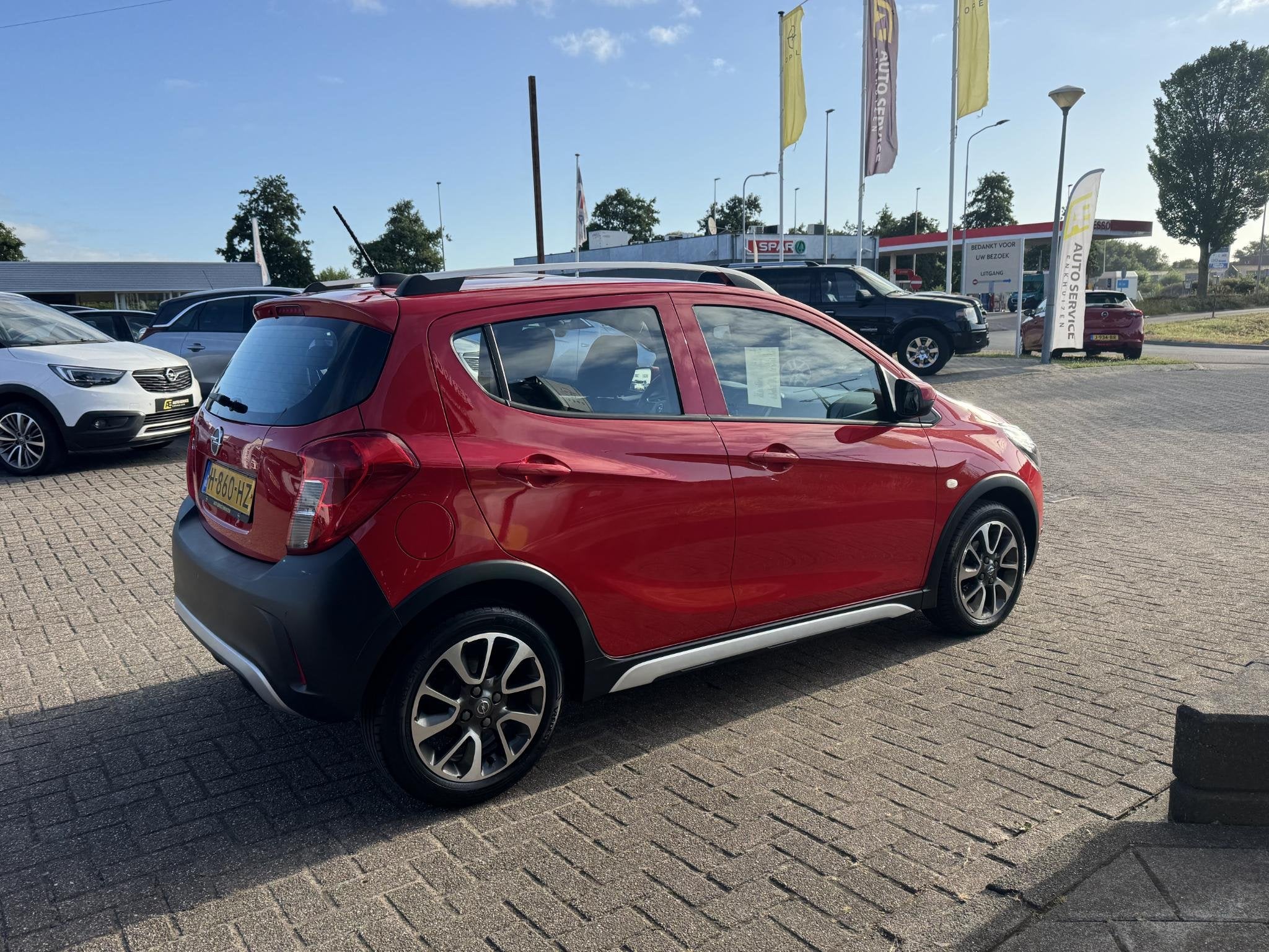 Opel KARL 1.0 Rocks Online Edition Prachtige automaat - gehe, Auto's, Stof, Gebruikt, Bedrijf, Geïmporteerd