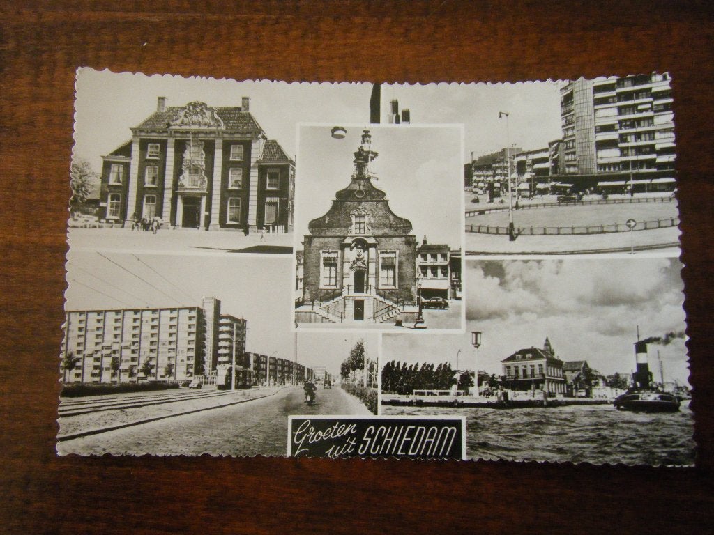 F89 - Schiedam - Mooi/Oud, Ophalen of Verzenden, 1940 tot 1960, Zuid-Holland