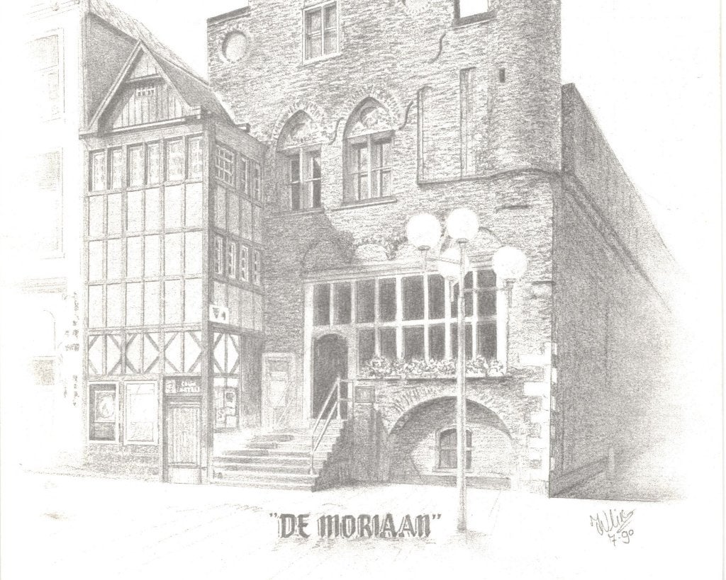 40822 Den Bosch De Moriaan nette oude kaart Niet gelopen, Verzamelen, Ophalen of Verzenden, 1980 tot heden, Ongelopen, Noord-Brabant