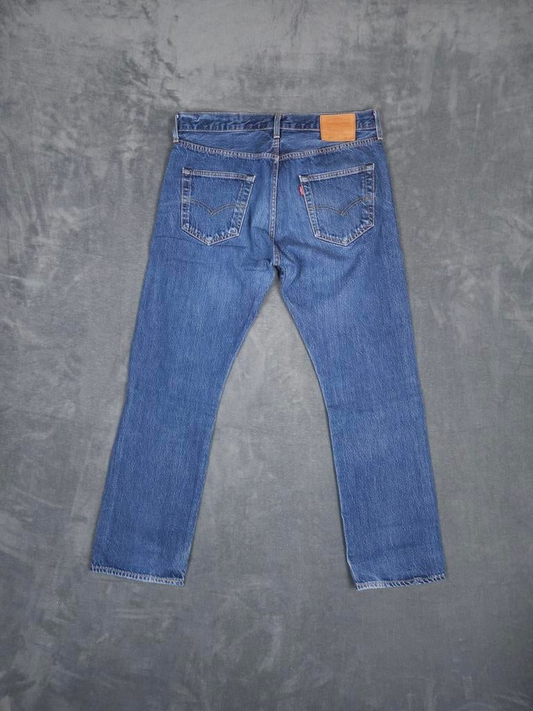 Levis 501 Broek  W33 L30 Straight Fit Blauw Jeans., Blauw, ., Ophalen of Verzenden, Zo goed als nieuw