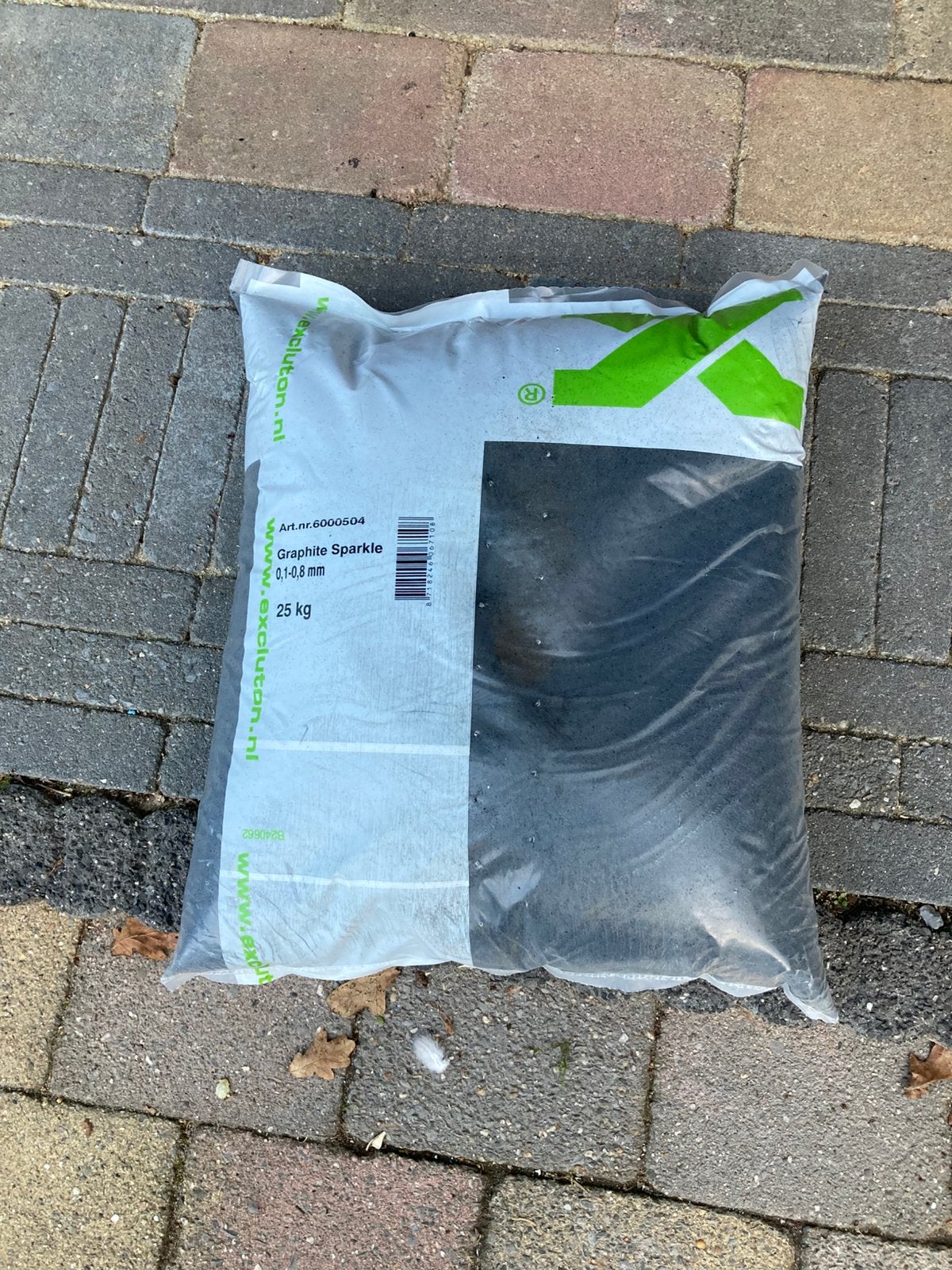Inveeg split/zand zwart merk excluton, Tuin en Terras, Zand, Ophalen, Nieuw, Voegzand