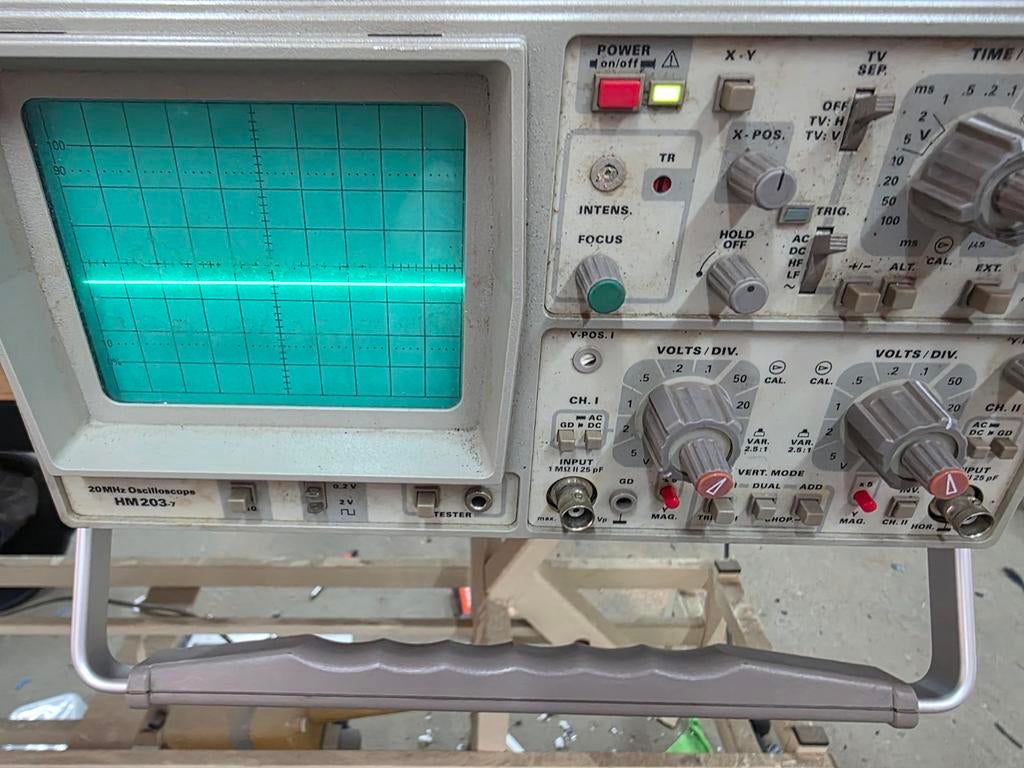 Hameg HM203-7 20MHz Oscilloscoop - Goed werkend, Ophalen of Verzenden