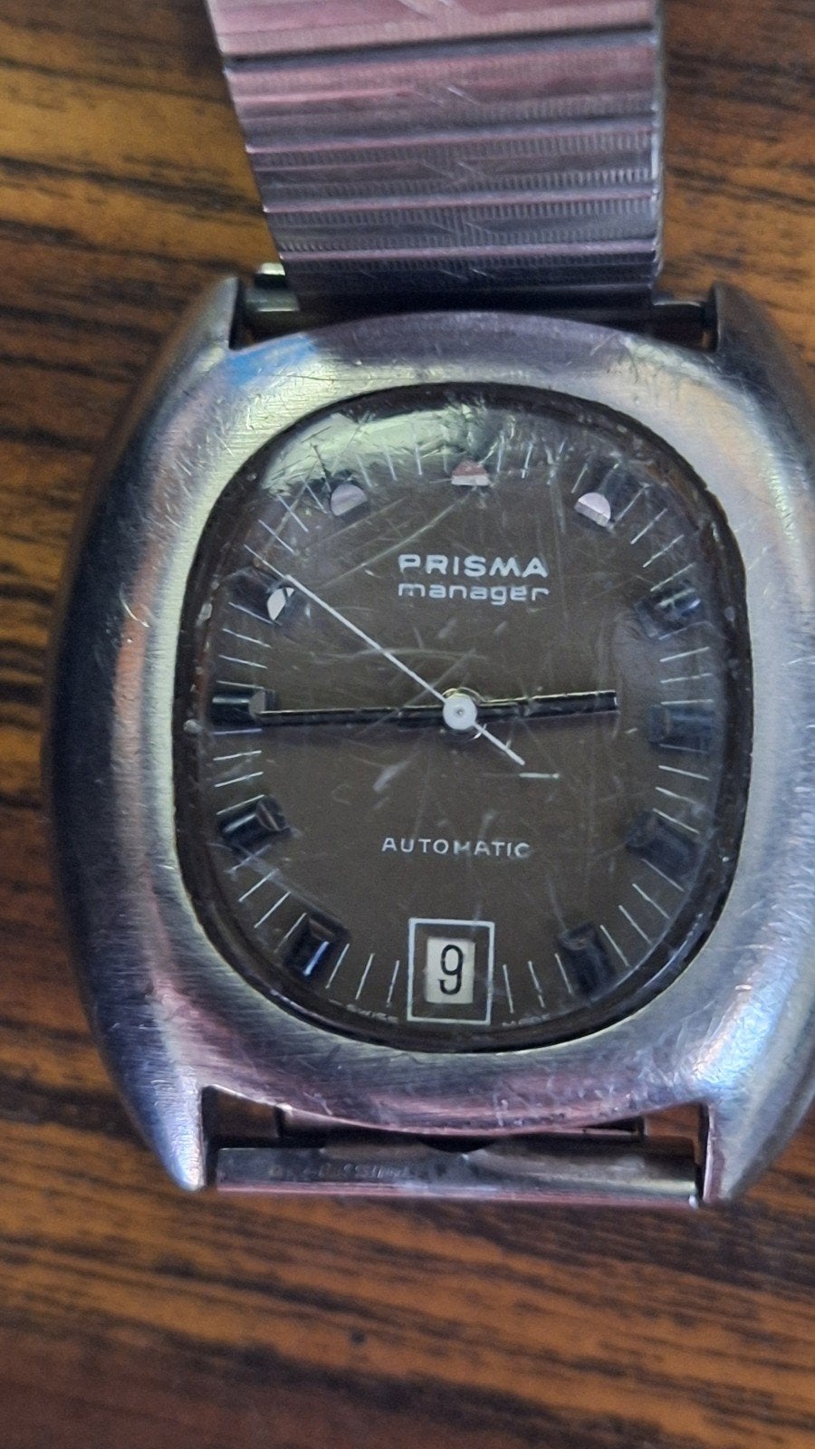 prisma manager automaat voor restauratie horloge, Ophalen of Verzenden, Staal, Overige merken, 1960 of later