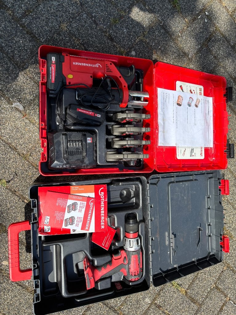 Rothenberger Pers machine, Ophalen, Gebruikt