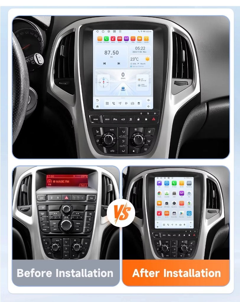 Opel Astra J Android 9,7 inch multimedia navigatie systeem., Ophalen, Nieuw
