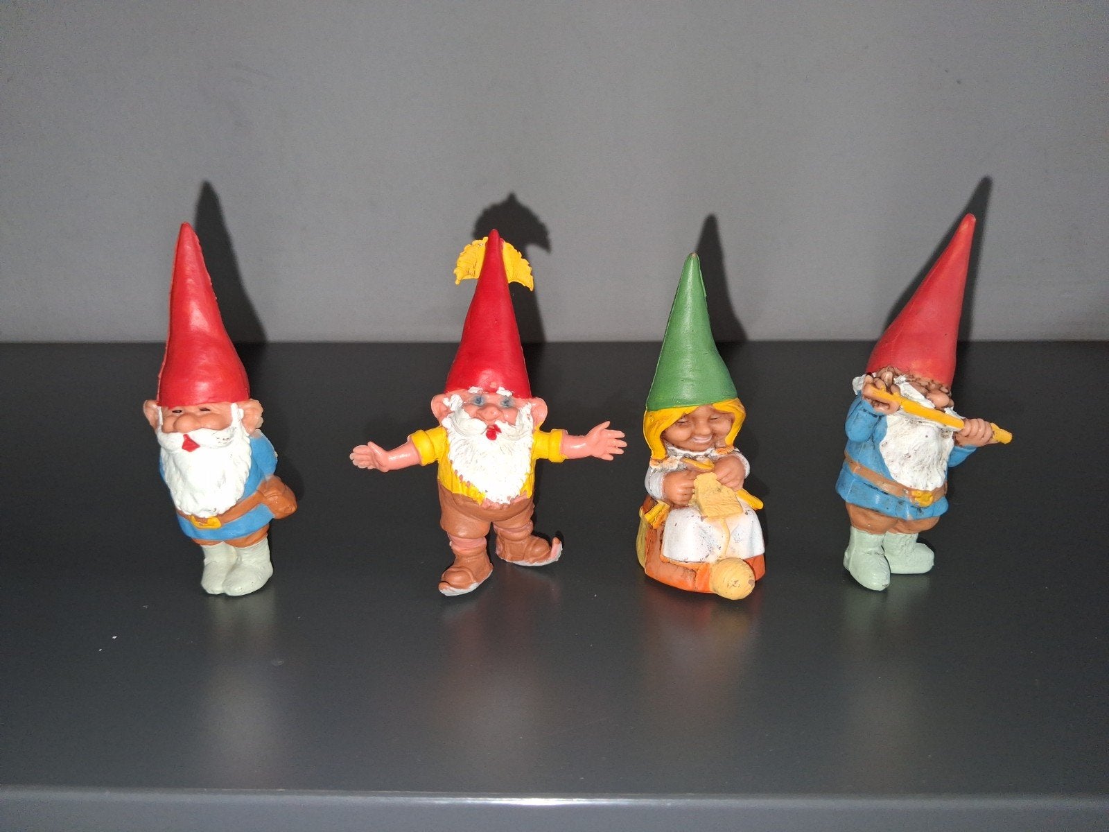 vintage kabouters rien poortvliet david de kabouter, Verzamelen, Poppetjes en Figuurtjes, Ophalen of Verzenden, Gebruikt