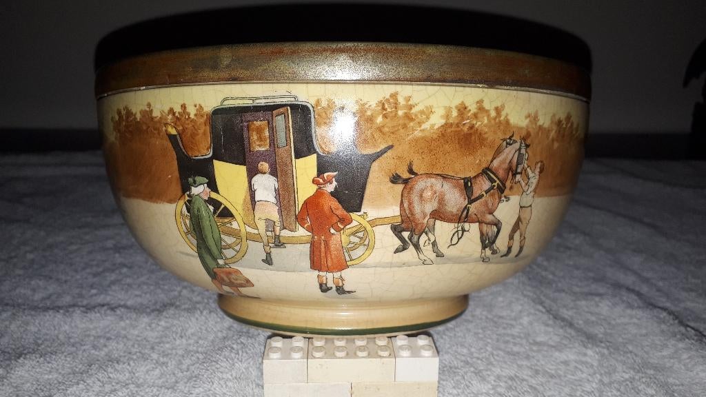 Antieke Schaal Royal Doulton, Ophalen of Verzenden