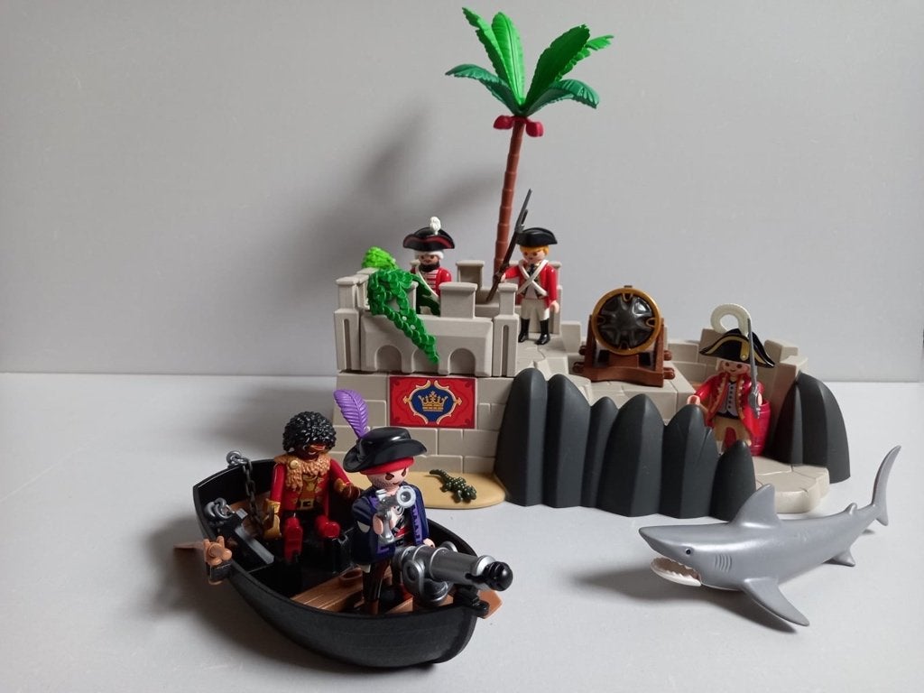 Playmobil piraten vesting 70413, Pirates, Complete set, Ophalen of Verzenden, Zo goed als nieuw