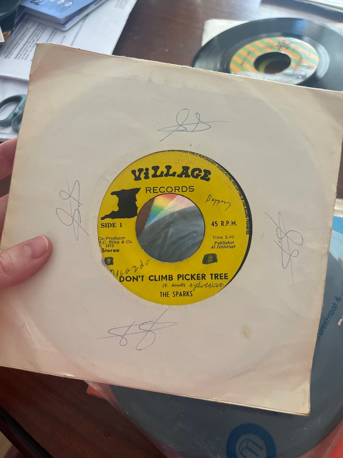 The Sparks - Don't Climb Picker Tree 7 inch vinyl single, Gebruikt, 7 inch, Ophalen of Verzenden, Reggae en Ska