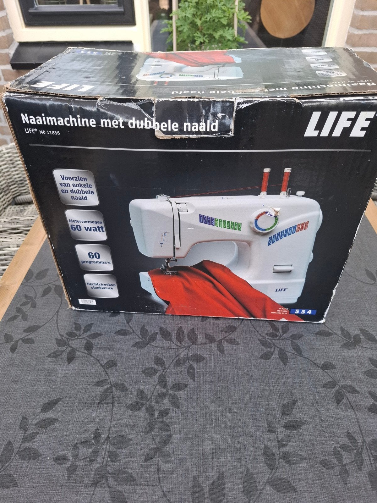 LIFE Naaimachine MD 11836 - Zeer weinig gebruikt, Hobby en Vrije tijd, Naaimachines en Toebehoren, Ophalen