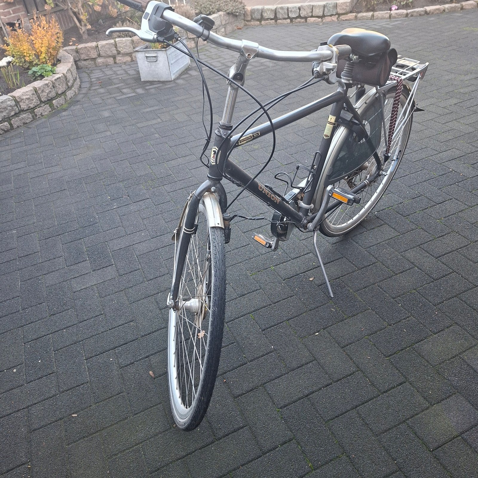 Mooie degelijke herenfiets Union, Ophalen of Verzenden, Gebruikt, Overige merken, Versnellingen