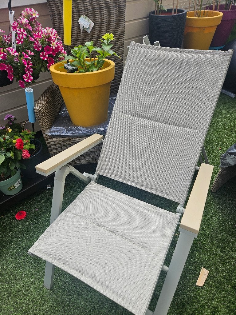 Tuin stoelen, Ophalen, Zo goed als nieuw, Textileen, Verstelbaar