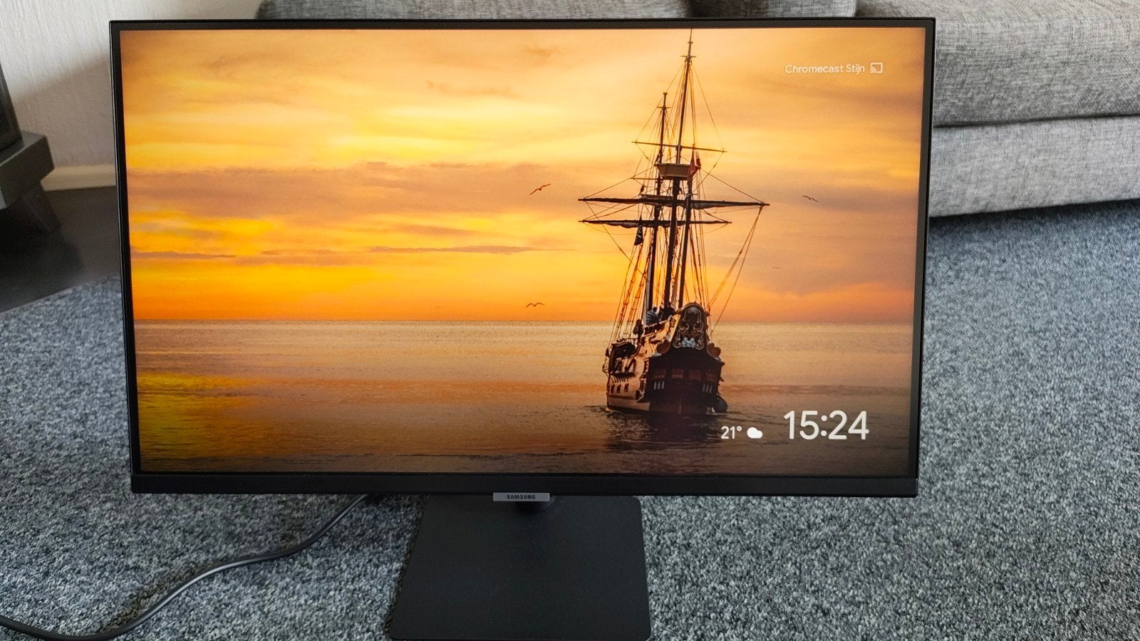 Samsung Smart Monitor M5 - 27", Computers en Software, Monitoren, Ophalen, HDMI, Ingebouwde speakers, Full HD