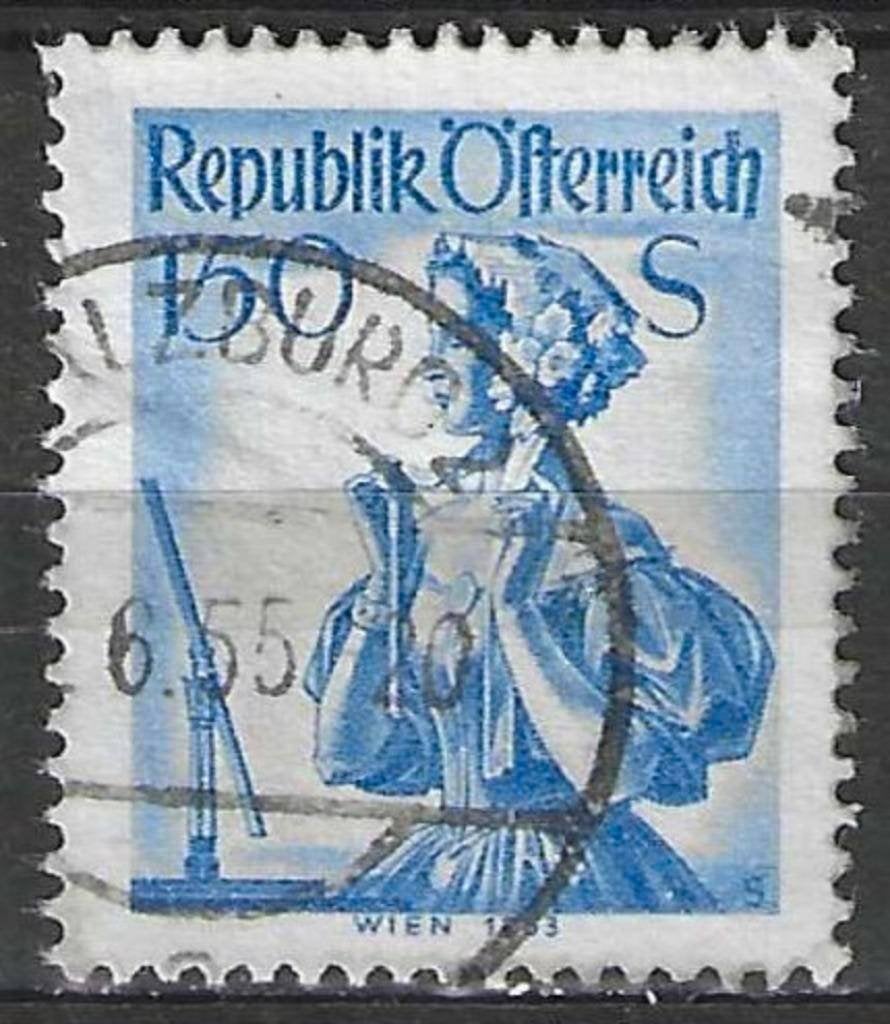 Oostenrijk 1951/1952 - Yvert 803 - Klederdrachten (ST), Postzegels en Munten, Postzegels | Europa | Oostenrijk, Verzenden, Gestempeld