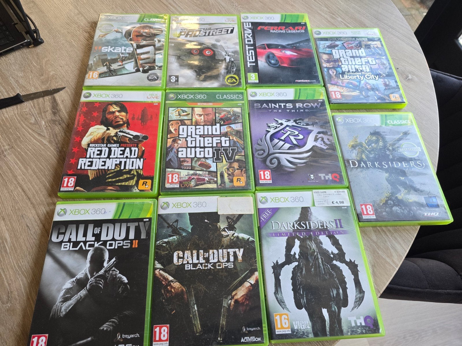 11x xbox 360 games, 1 speler, Ophalen of Verzenden, Gebruikt