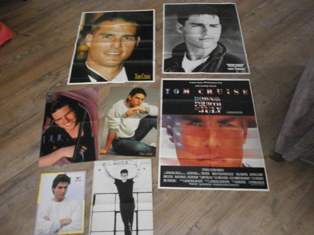 leuke set posters Tom Cruise oa top gun., Verzenden, Zo goed als nieuw, A1 t/m A3, Film en Tv