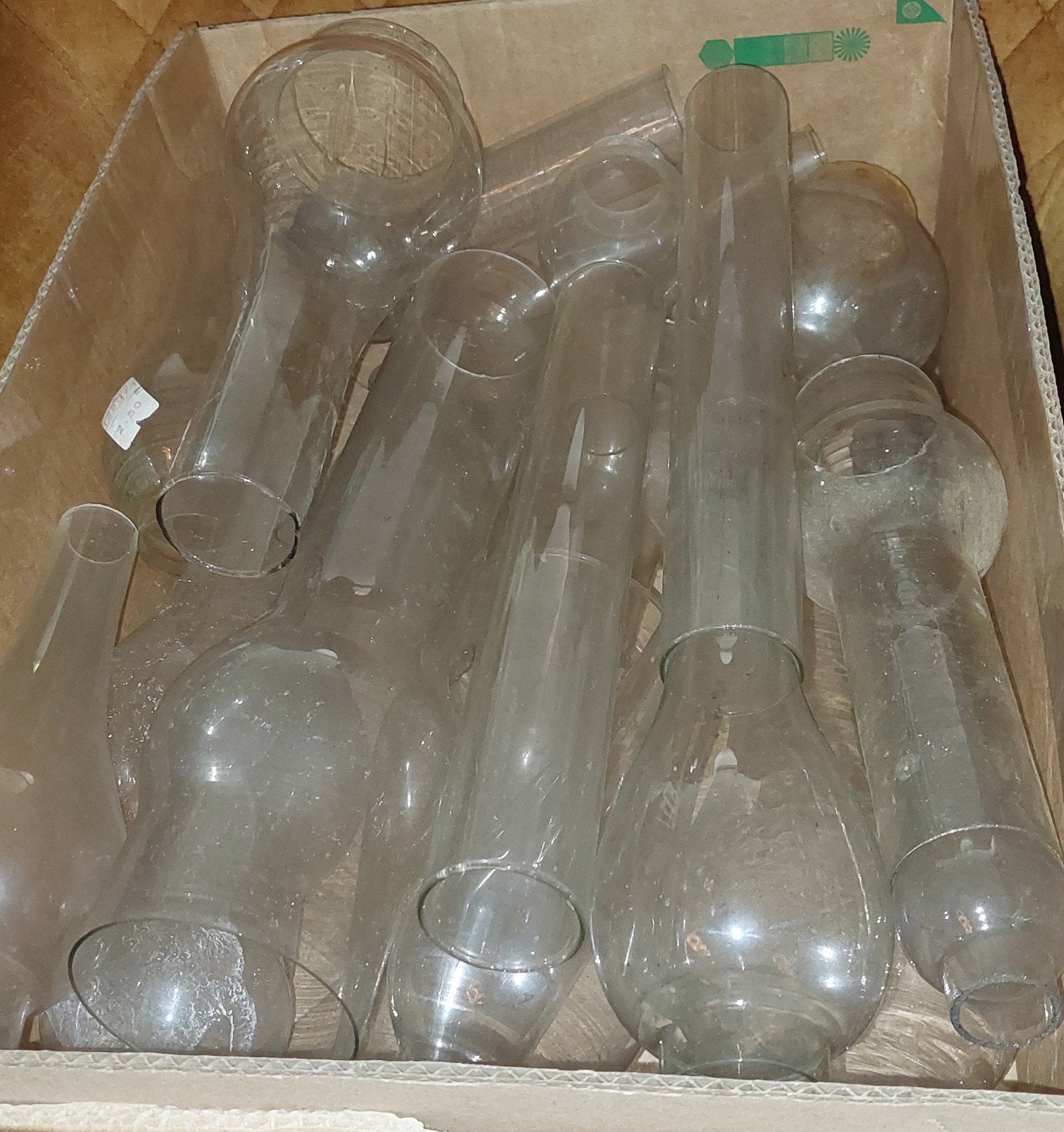 28 olielamp glazen, klein prijsje!, Ophalen