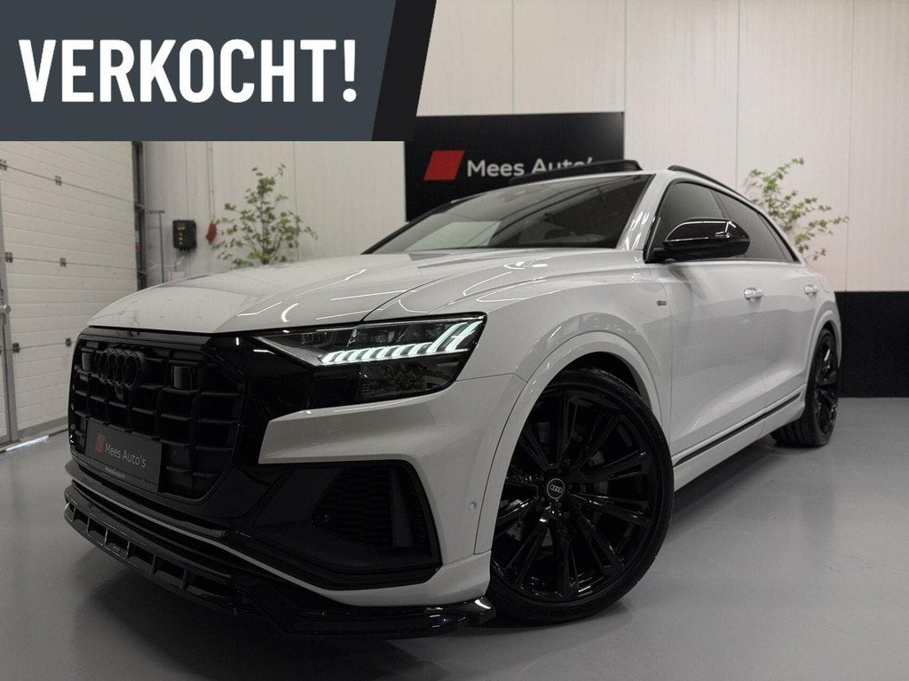 Audi Q8 55 TFSI e quattro|B&O|Pano|Massage|Ventilatie|Keyles, Automaat, Gebruikt, 2995 cc, Met garantie (alle)