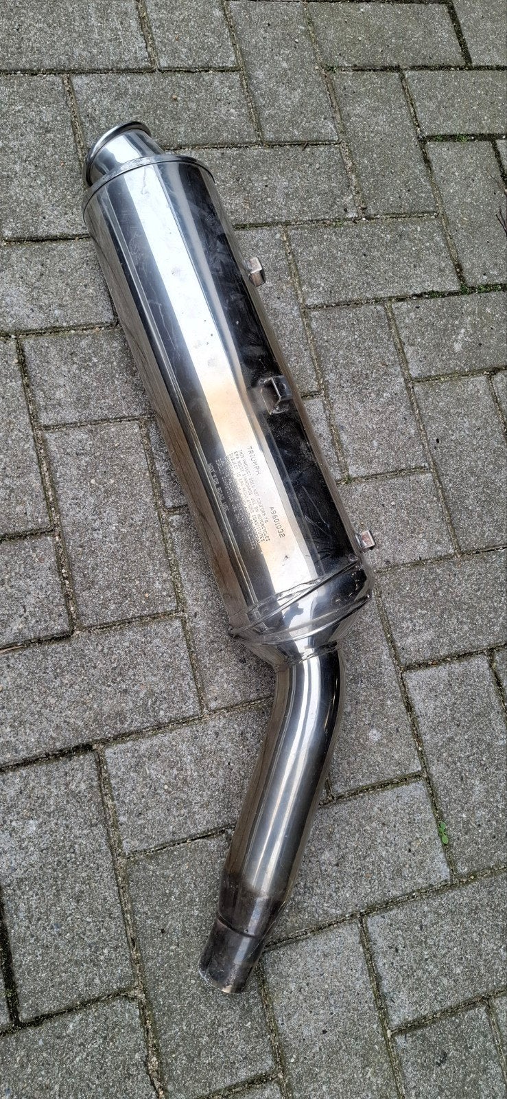 triumph tiger 955 uitlaat 2007, Ophalen of Verzenden
