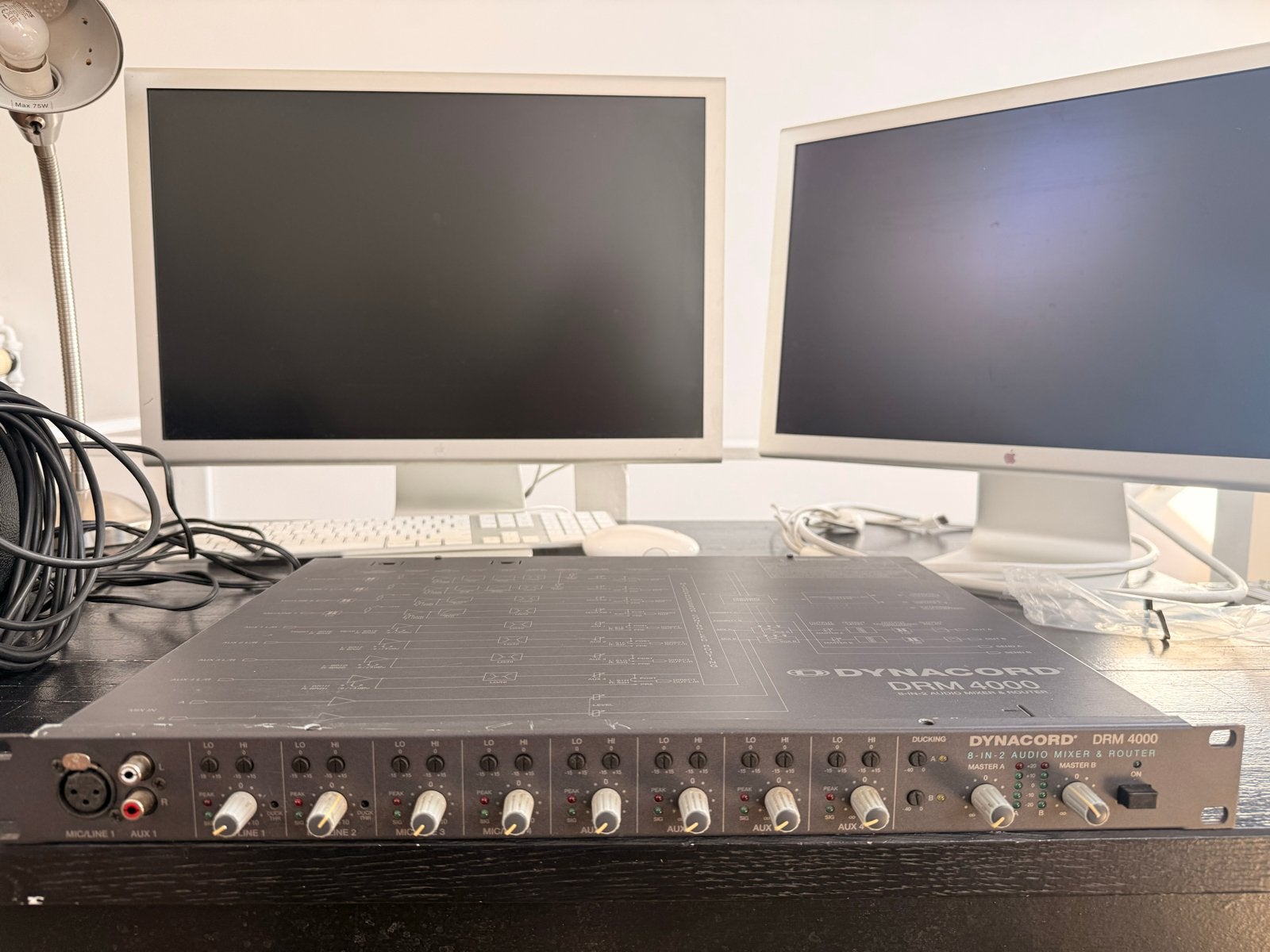 Dynacord DRM 4000 8-in-2 Audio Mixer & Router, Muziek en Instrumenten, Ophalen, Gebruikt, 5 tot 10 kanalen, Microfooningang
