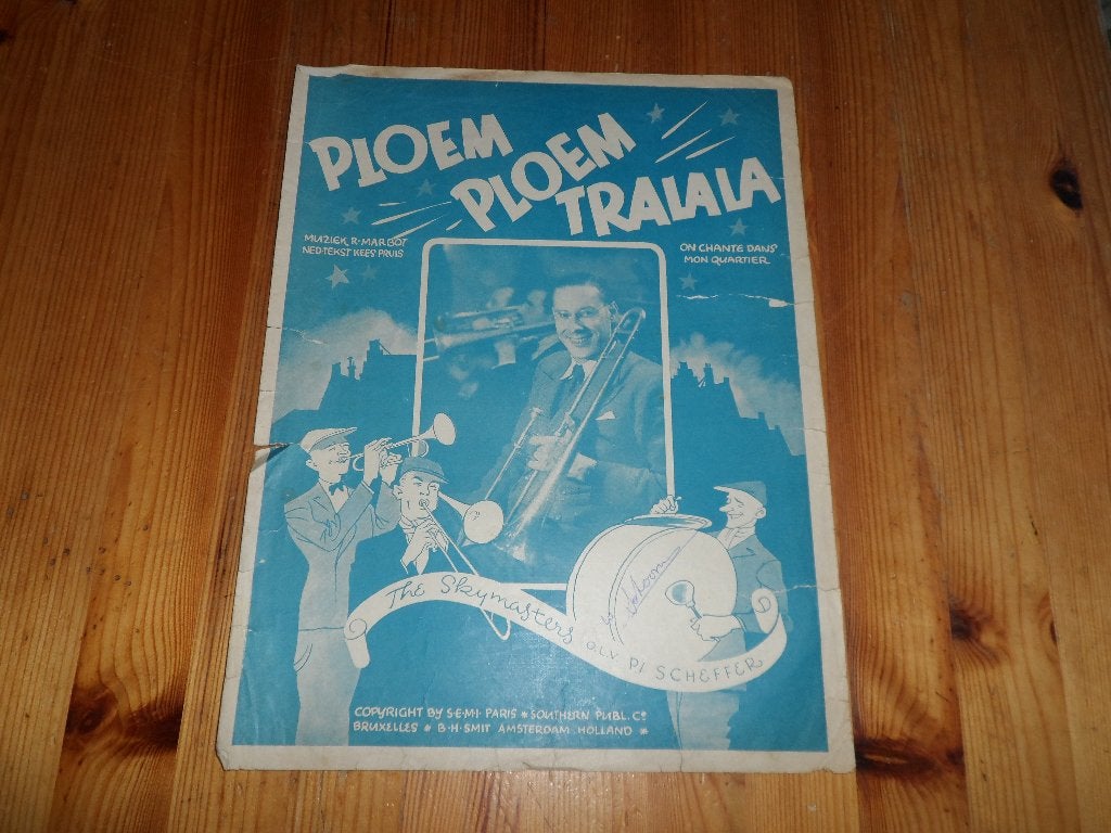 Ploem ploem tralala - r. Marbot / kees pruis - skymasters, Gebruikt, Gitaar, Ophalen of Verzenden, Artiest of Componist
