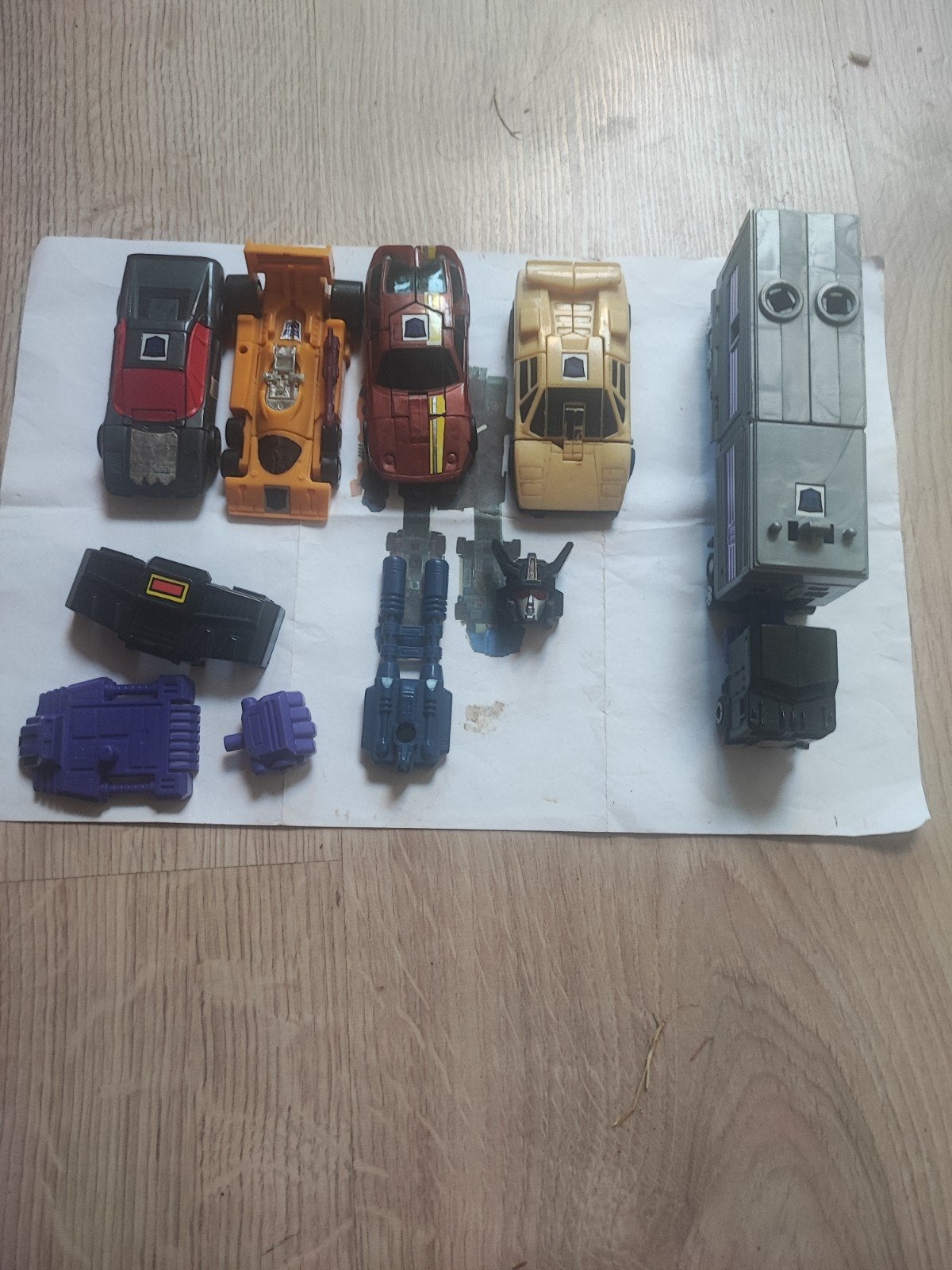 Vintage Transformers Combiner Wars Menasor Set, Verzamelen, Transformers, Overige generaties, Ophalen of Verzenden, Gebruikt, Decepticons