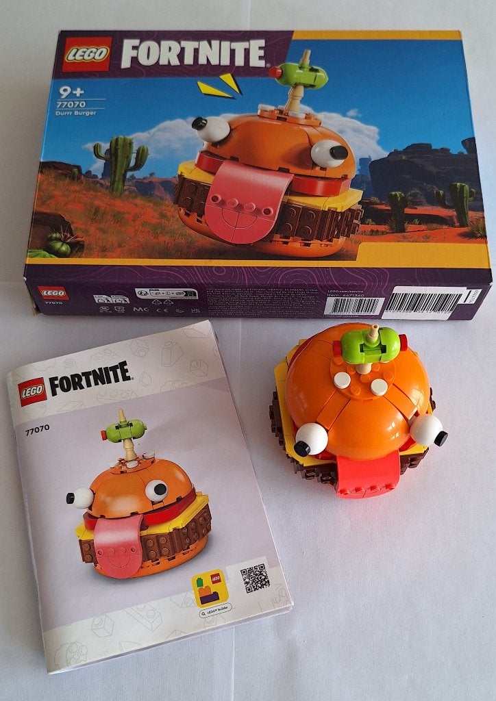 LEGO Fortnite Durrr Burger 77070 met doos en boekje, Ophalen, Inclusief instructies, Overige thema's, Lego