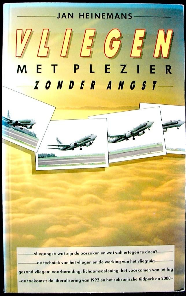 Vliegen met plezier zonder angst boek, Boeken, Ophalen of Verzenden, Nieuw, Jan Heinemans