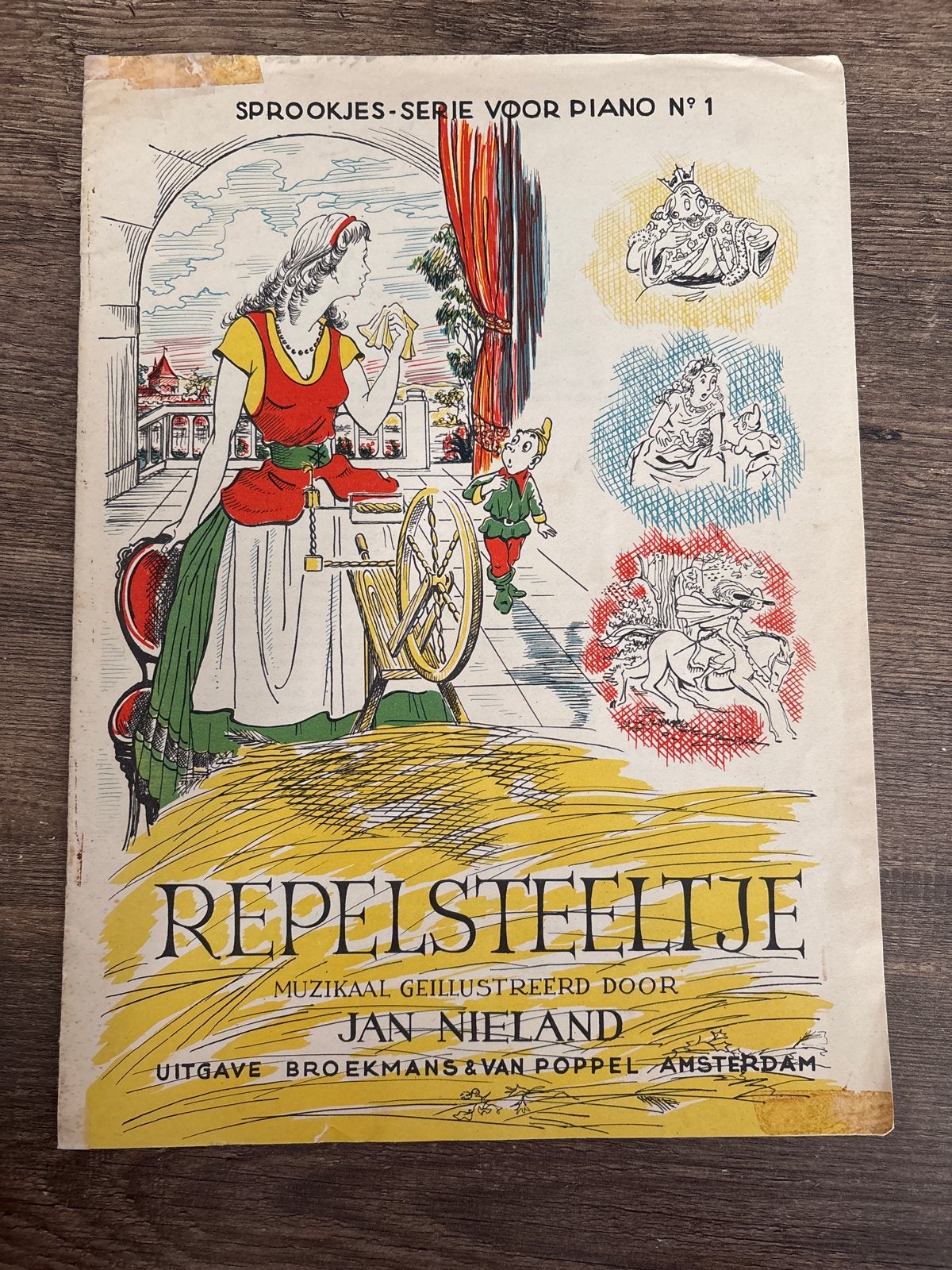 Repelsteeltje - Sprookjes-Serie voor Piano N 1, Gebruikt, Klassiek, Ophalen of Verzenden, Thema