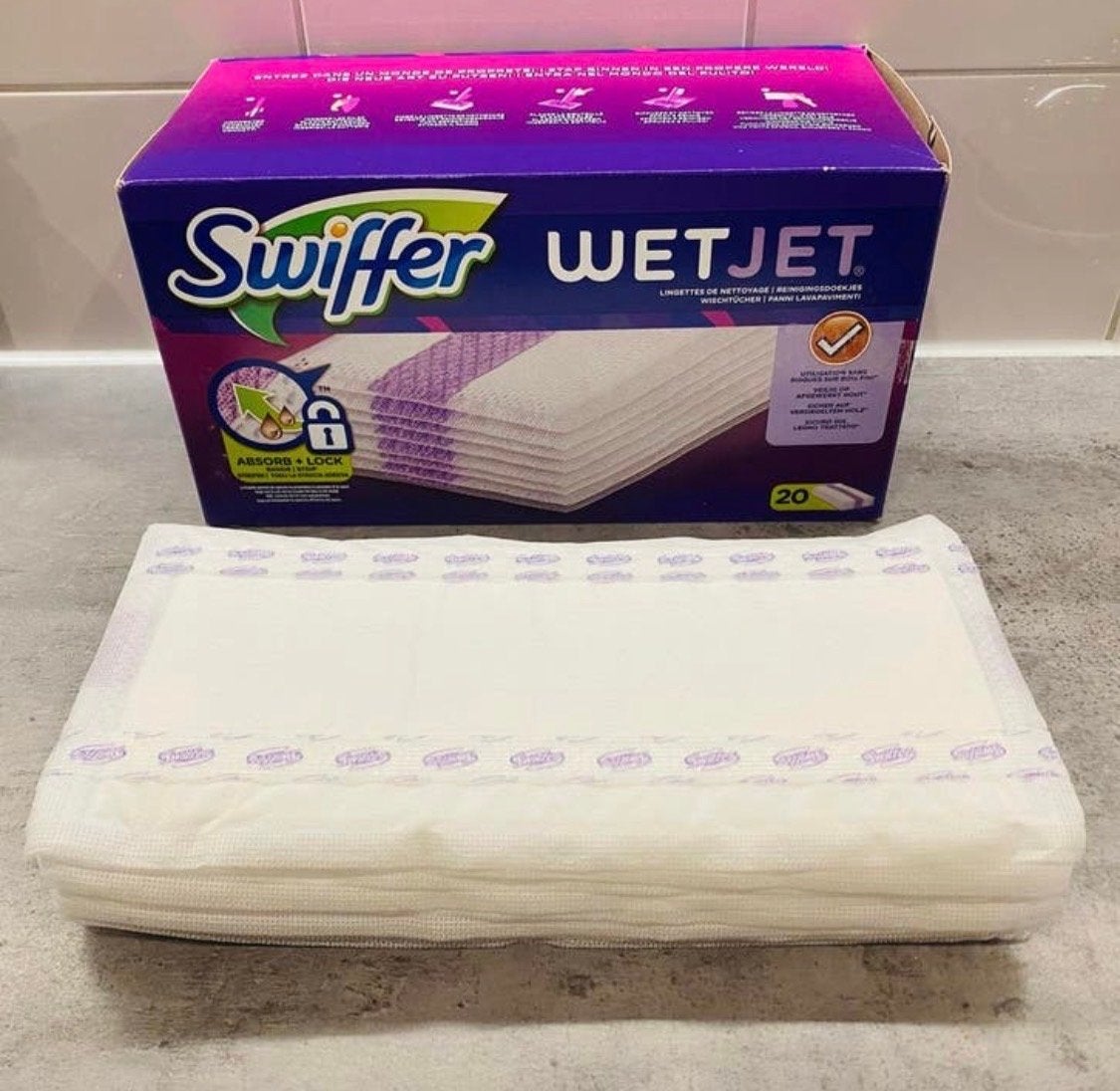20 Swiffer WetJet Vloerreinigerdoekjes  + 9 gratis, Ophalen of Verzenden, Schoonmaakmiddel