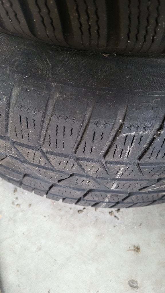 Conti Winterbanden met velgen  VW Tiguan 235/55 R18, Ophalen, 18 inch, Gebruikt, Banden en Velgen