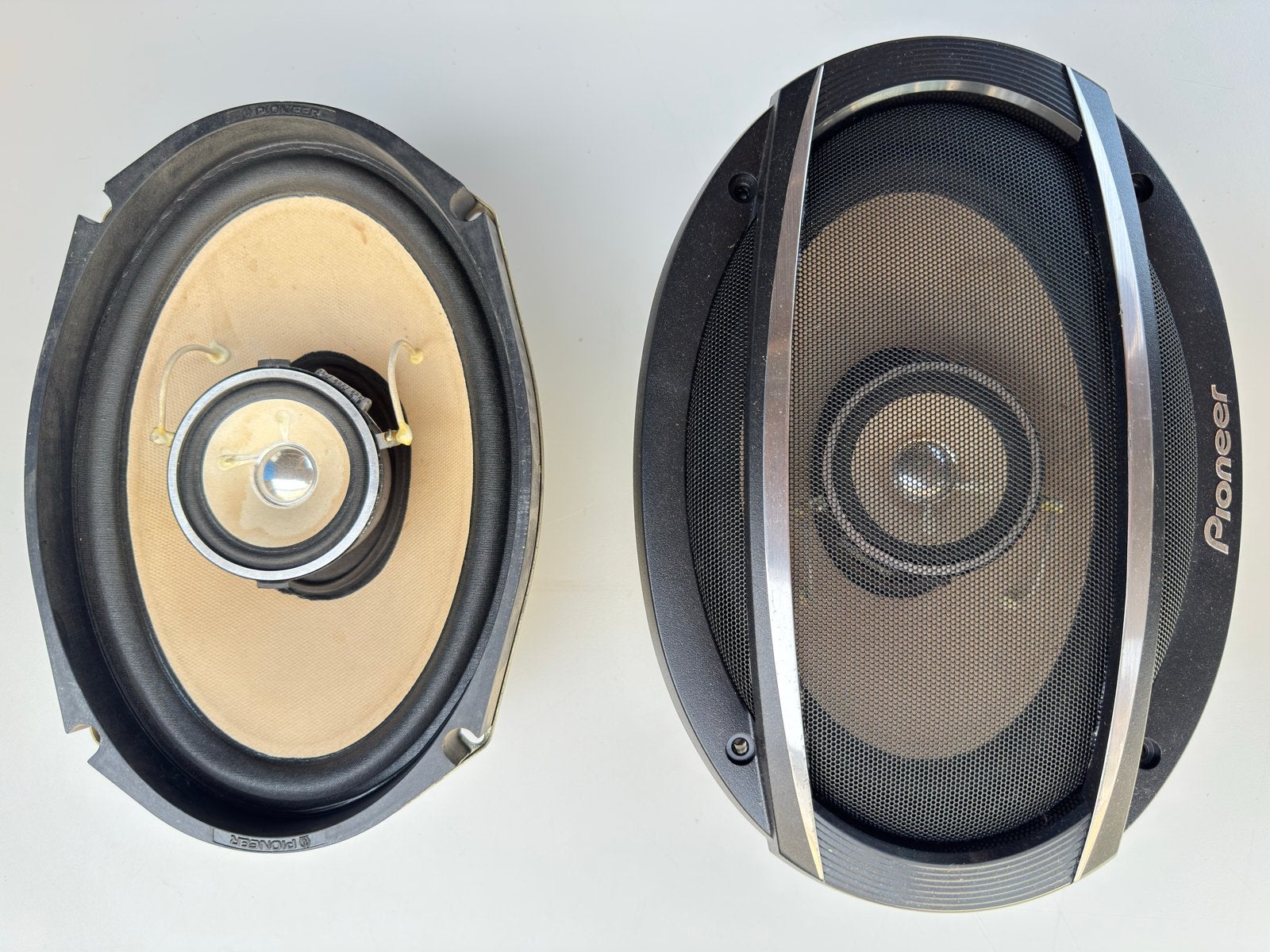 Pioneer TS-6904 80W Coaxiale 2-Weg Autospeakers, Ophalen of Verzenden, Zo goed als nieuw