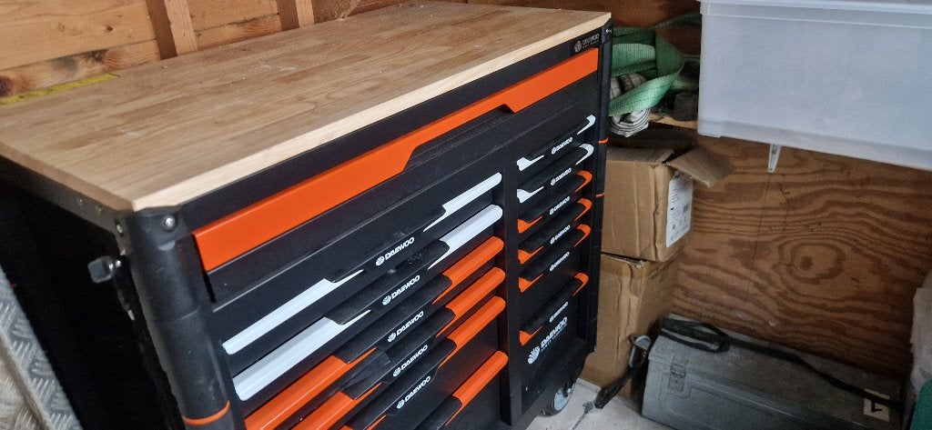 Gereedschap wagen, Ophalen, Gevuld, Zo goed als nieuw