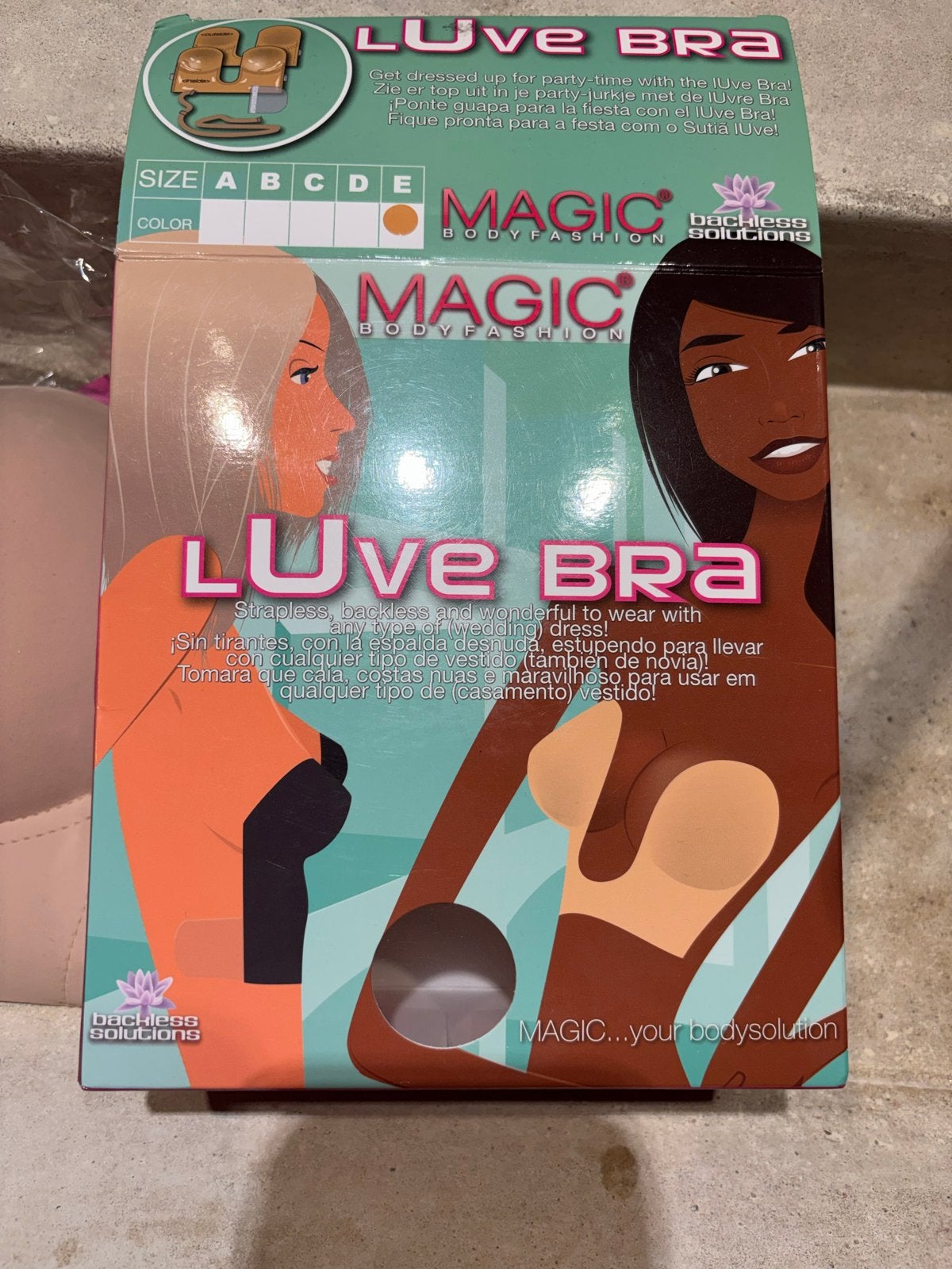 Magic Bodyfashion Luve Bra - Strapless en Rugloos BH, Ophalen of Verzenden, Beige, BH