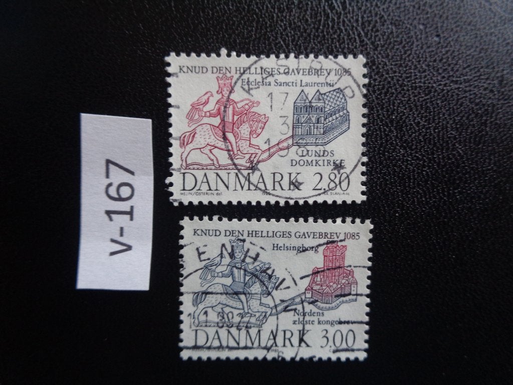 denemarken - kathedraal van lund 1985 (v-167), Ophalen of Verzenden, Denemarken, Gestempeld