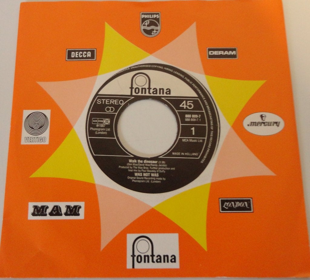 Was not Was > Walk the Dinosaur, Gebruikt, 7 inch, Single, Ophalen of Verzenden
