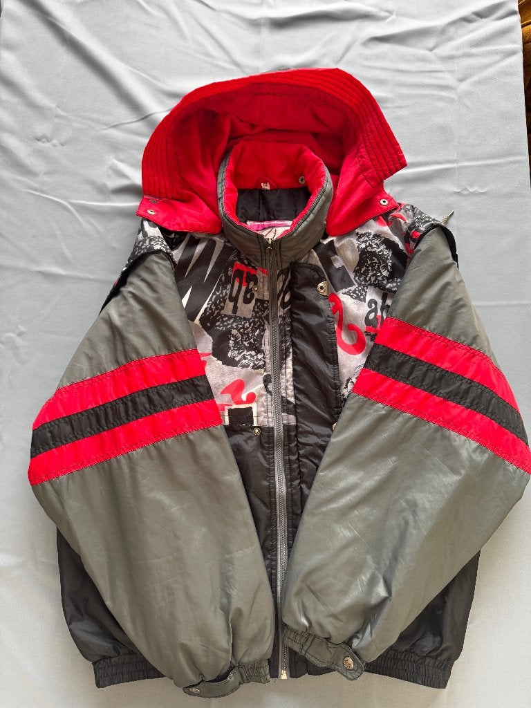 Vintage Ivaldo by Ad Ski Jas 90s Y2K Retro, Kleding | Heren, Ivaldo by Ad, Overige maten, Ophalen of Verzenden, Zo goed als nieuw