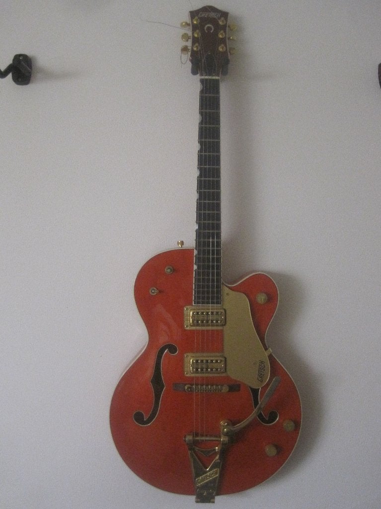Gretsch 6120 (made in Japan), Ophalen, Zo goed als nieuw, Semi-solid body, Overige merken