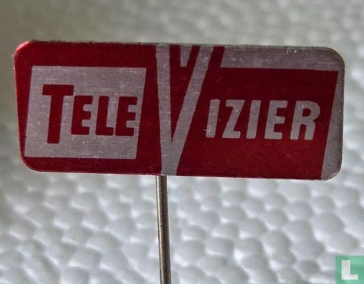 Speldje - Televizier [rood], Verzamelen, Speldjes, Pins en Buttons, Ophalen of Verzenden, Zo goed als nieuw, Merk, Speldje of Pin