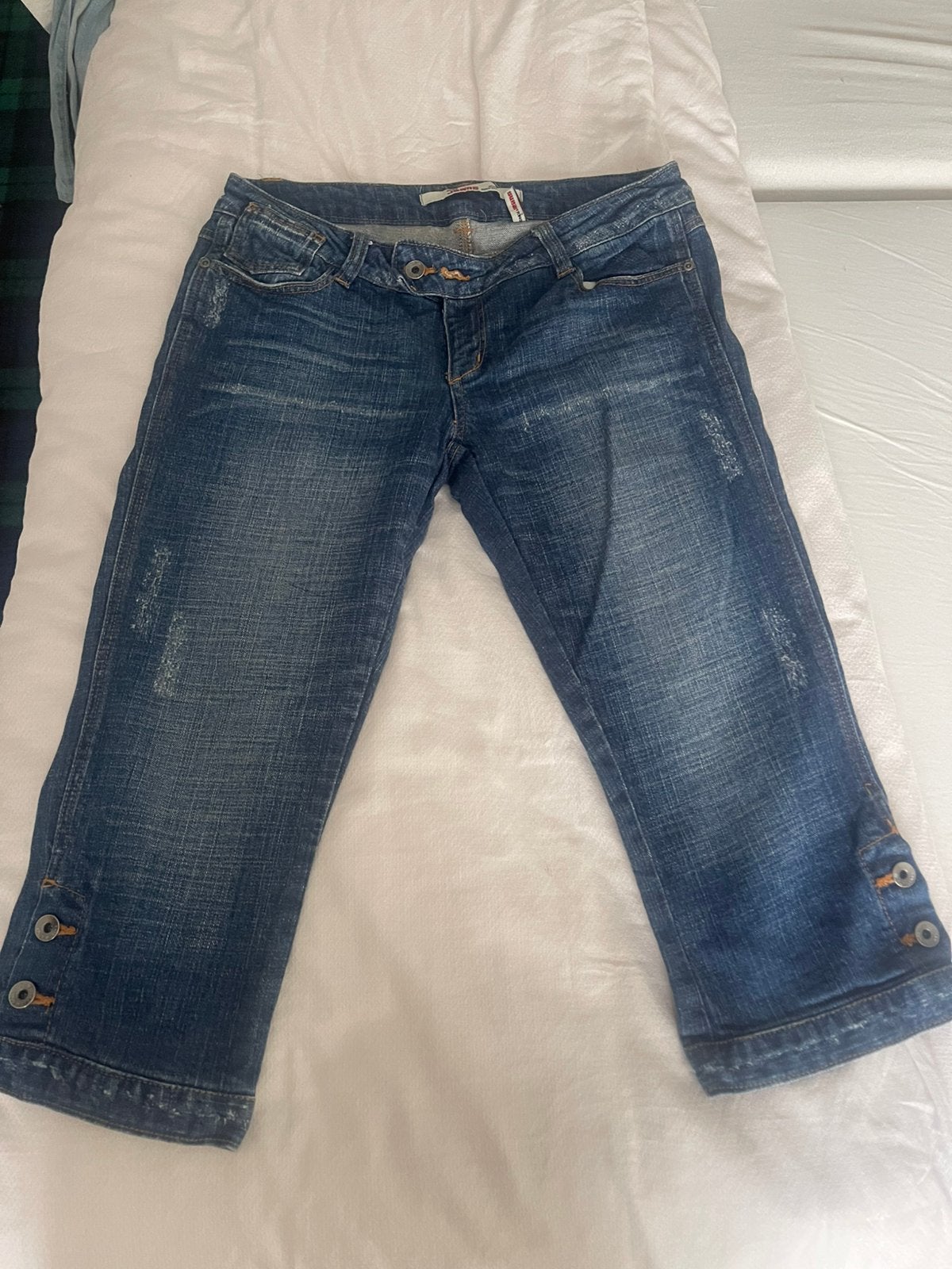 Only Jeans Capri Model - Maat 40, Kleding | Dames, Ophalen of Verzenden, Zo goed als nieuw, Blauw, W30 - W32 (confectie 38/40)