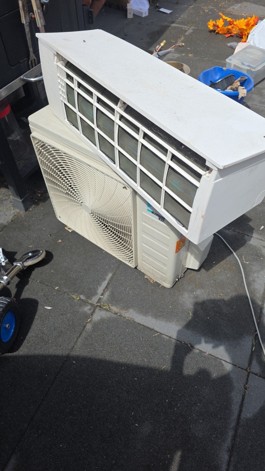 Gebruikte airco - Binnen- en buitenunit, Ophalen, Gebruikt, Minder dan 60 m³, 3 snelheden of meer