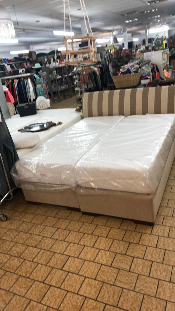 2 persoons boxspring 160x200, Ophalen, Tweepersoons, Zo goed als nieuw, Nvt