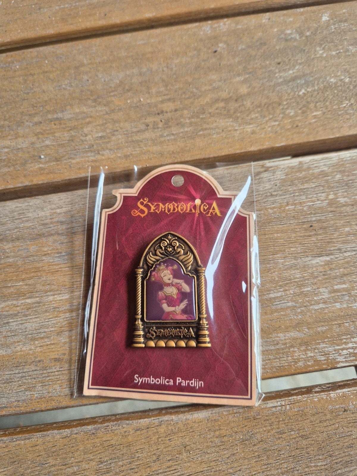 Efteling Pin Symbolica Pardijn, Verzamelen, Ophalen of Verzenden, Nieuw, Button of Speldje