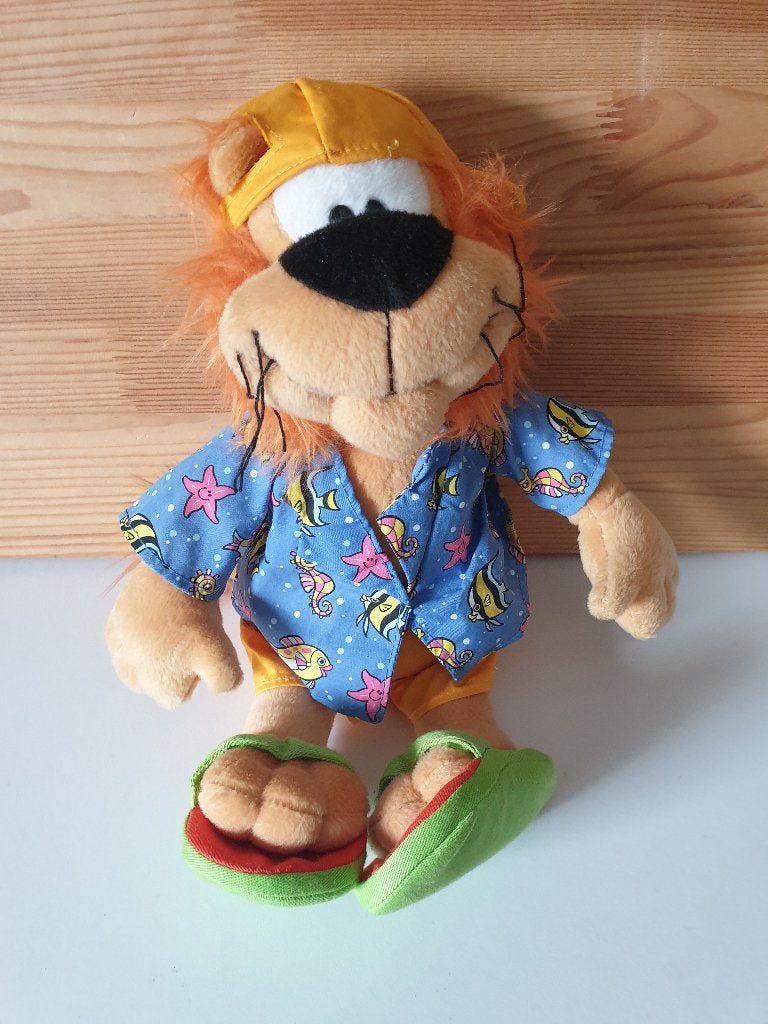 Knuffel Loekie de Leeuw - Strand, Verzamelen, Ophalen of Verzenden, Gebruikt, Overige typen