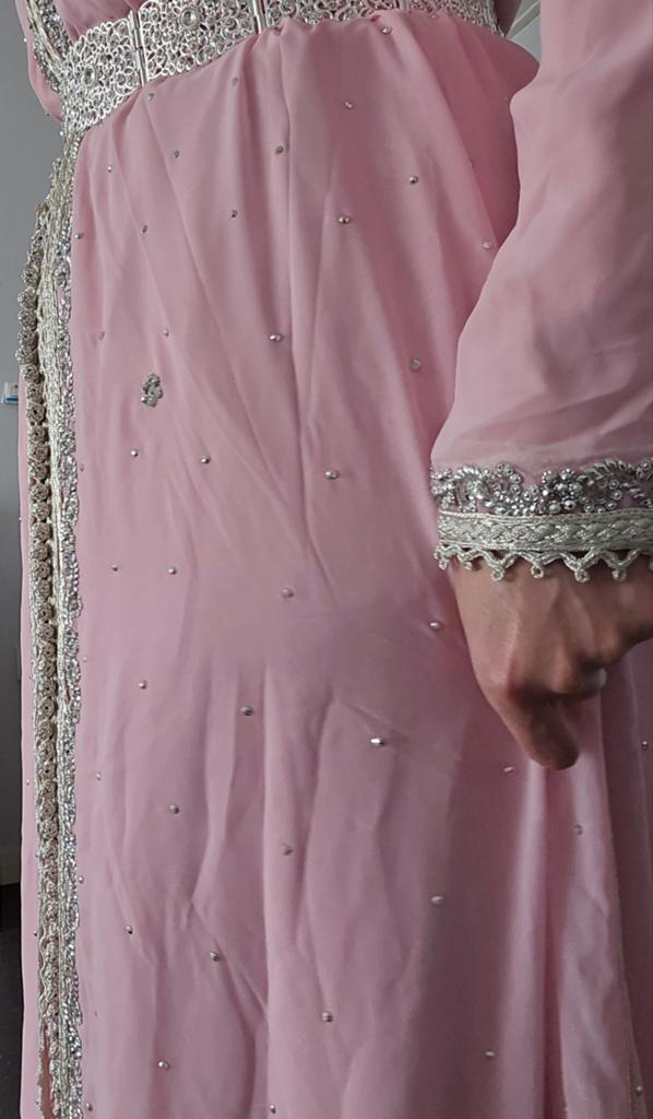 Prachtige marokkaanse jurk takchita, Overige typen, Zo goed als nieuw, Roze, Ophalen