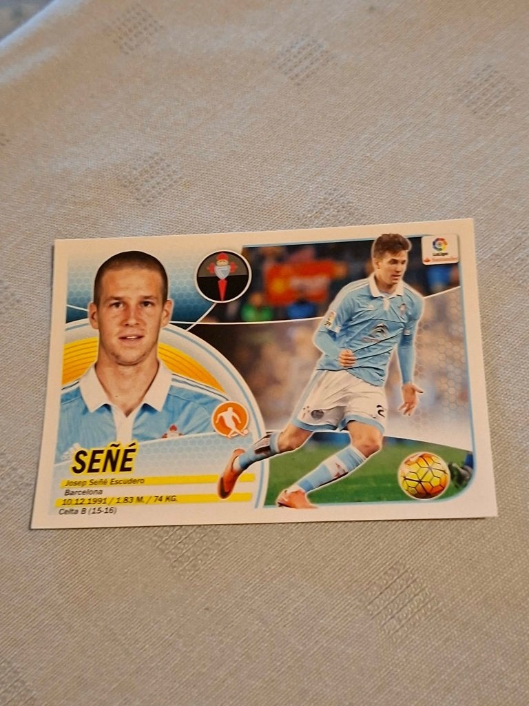 Panini/Sticker : Sené / Celta de Vigo / 2016-2017, Ophalen of Verzenden, Nieuw, Buitenlandse clubs, Poster, Plaatje of Sticker